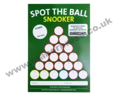 SPOT THE BALL SNOOKER - 1 PACKET